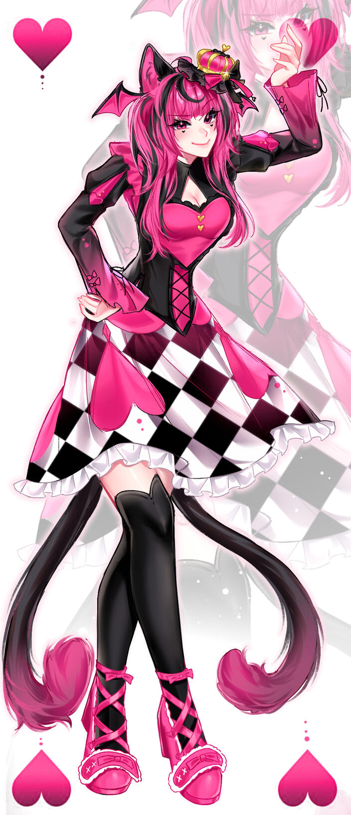 tsukiiyaki_ Queen of Hearts Design