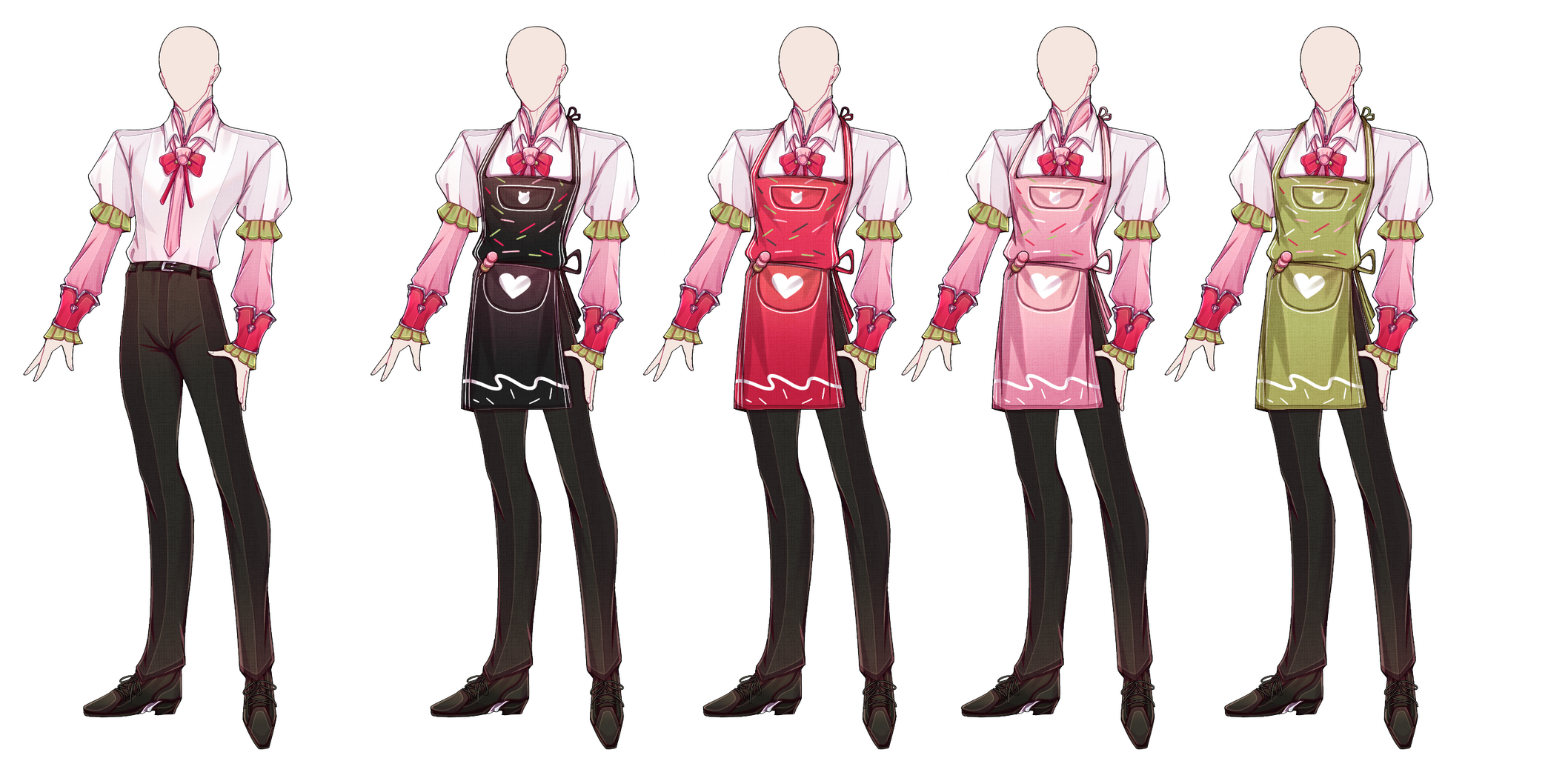 DigiDessert Masc. Uniform Designs